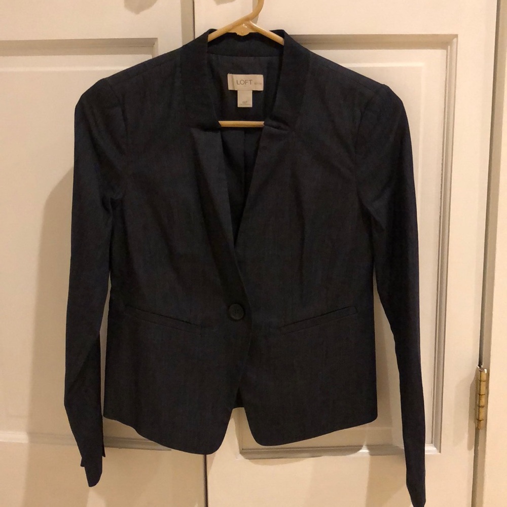 LOFT “Denim” Blazer
